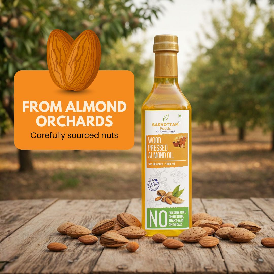 Almond Oil | Woodpressed Oils