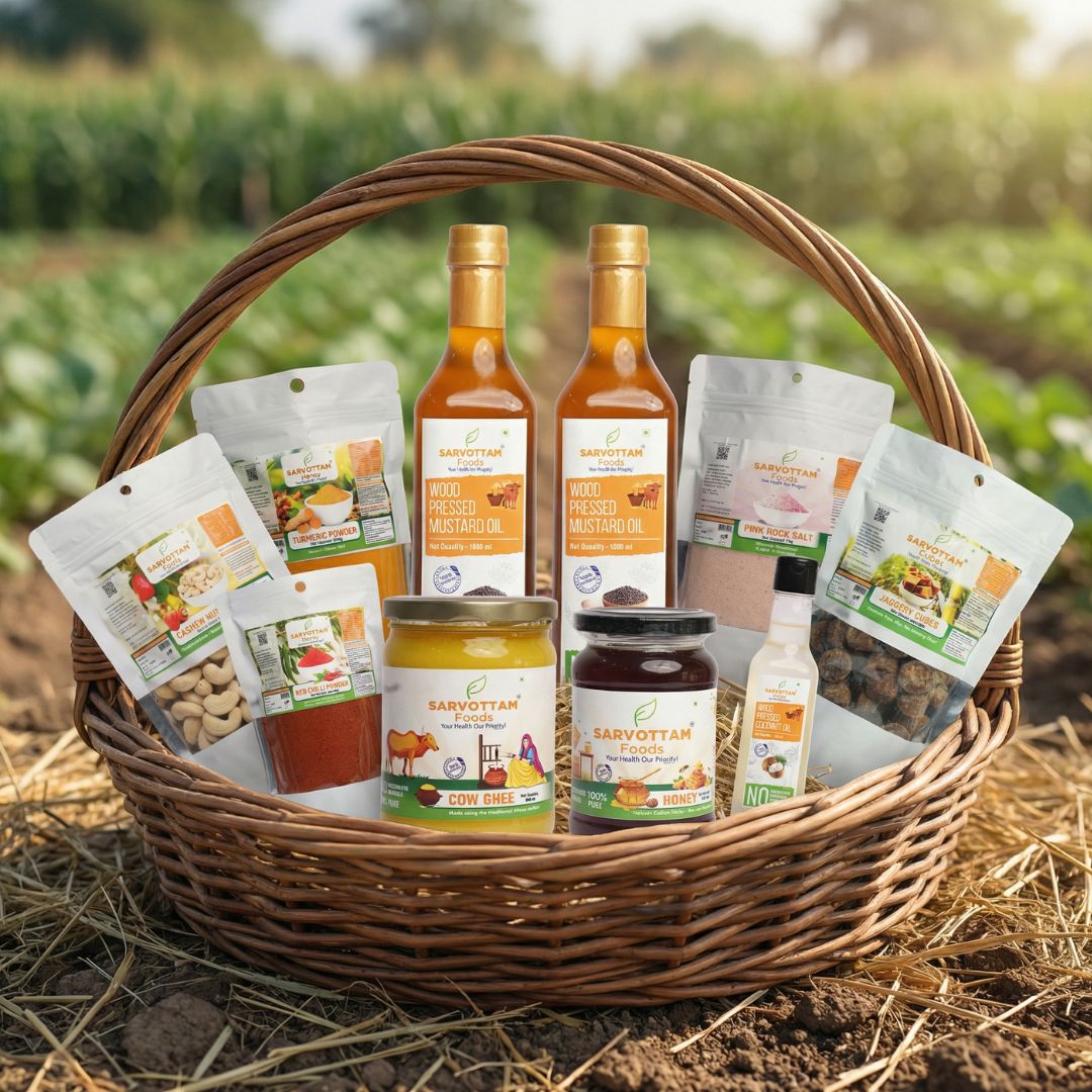 Mustard Oil Grocery Basket