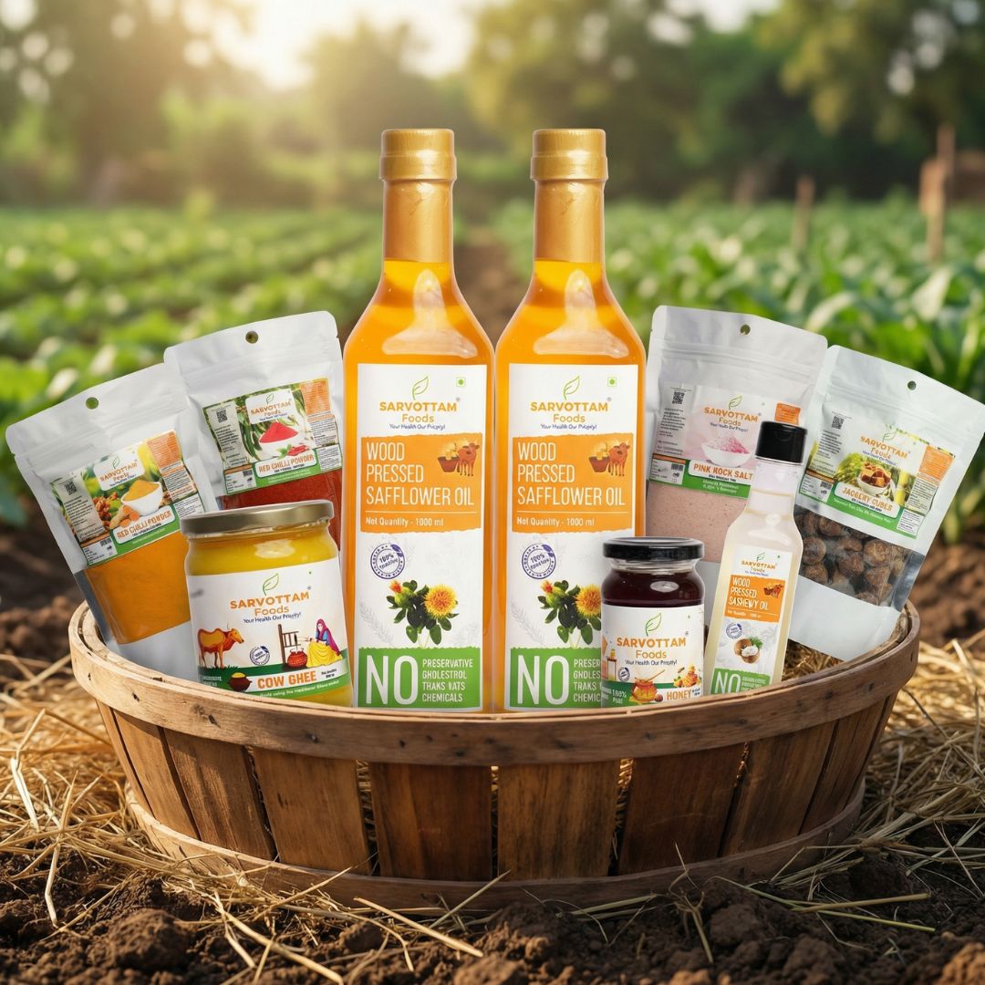 Safflower grocery basket