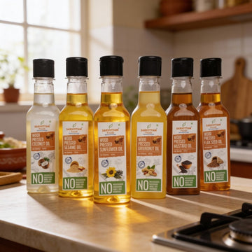 250ML combo (GROUNDNUT SUNFLOWER FLAXSEED COCONUT MUSTARD SESAME)