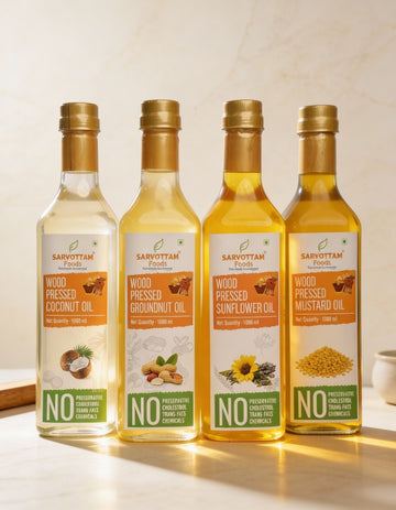 1L COMBO GROUNDNUT SUNFLOWER COCONUT MUSTARD