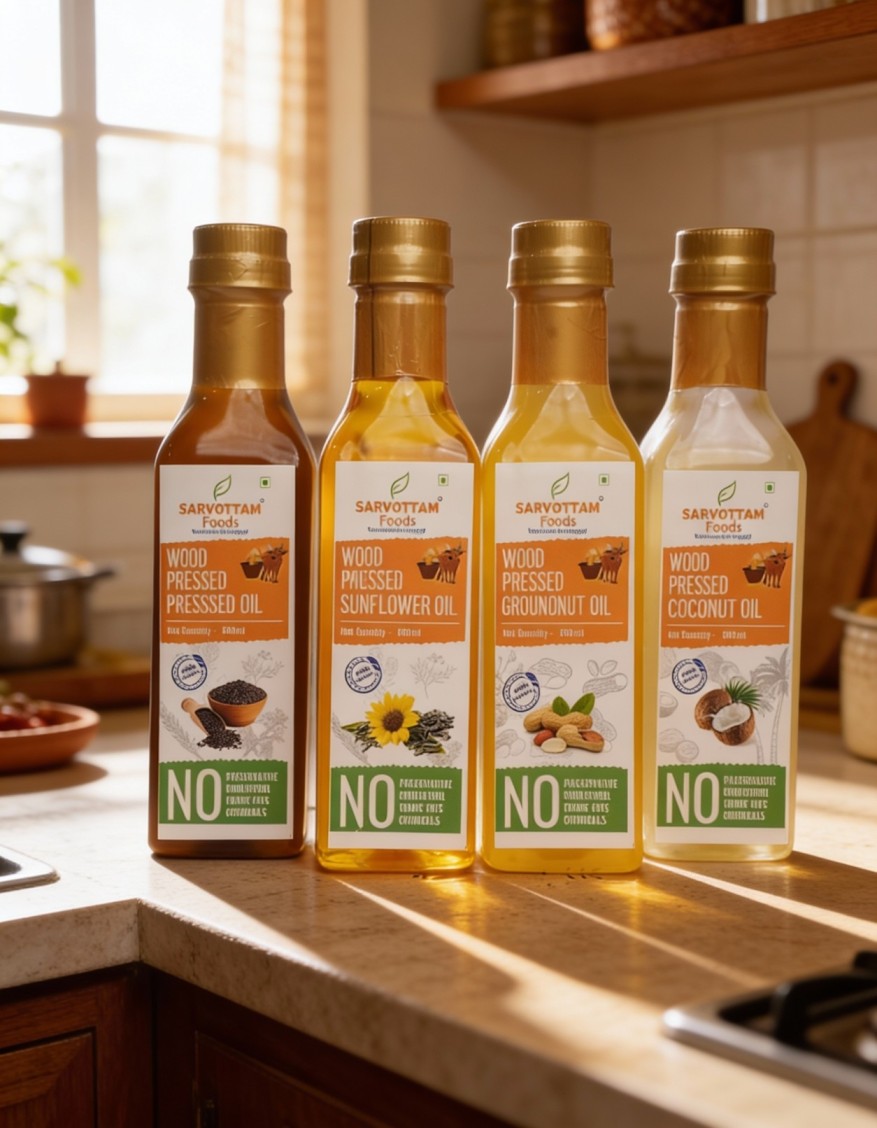 500ML COMBO (GROUNDNUT SUNFLOWER COCONUT MUSTARD)